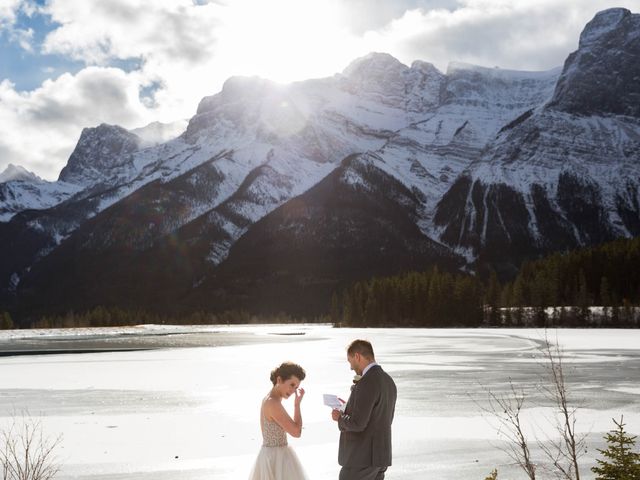 Brent and Kate&apos;s wedding in Canmore, Alberta 4