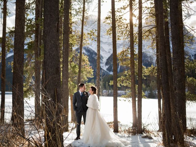 Brent and Kate&apos;s wedding in Canmore, Alberta 14