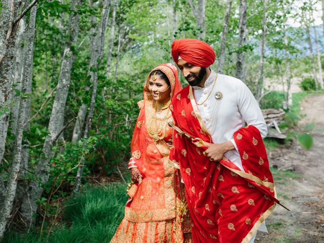 Bikram and Mandy&apos;s wedding in Squamish, British Columbia 43