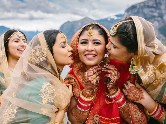 Bikram and Mandy&apos;s wedding in Squamish, British Columbia 46