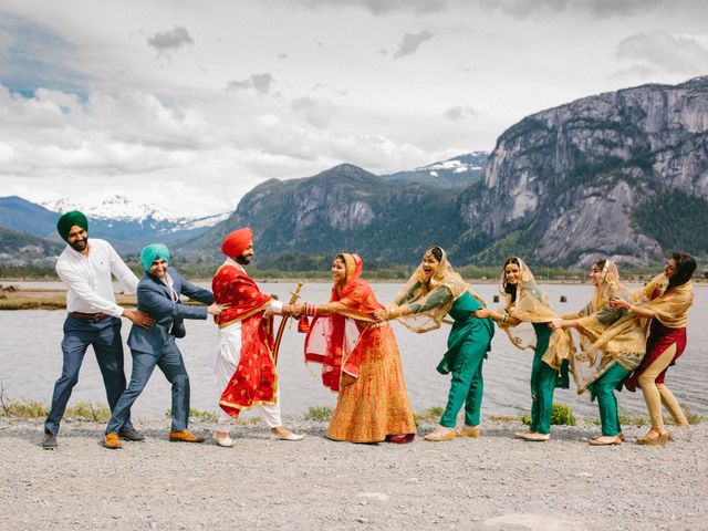 Bikram and Mandy&apos;s wedding in Squamish, British Columbia 48