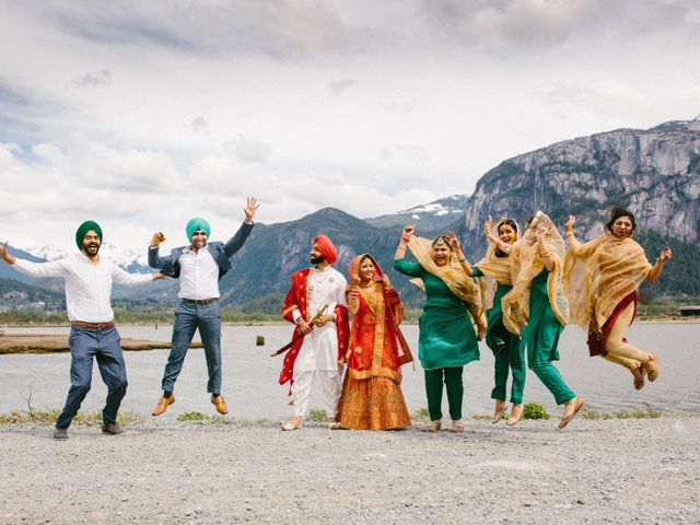 Bikram and Mandy&apos;s wedding in Squamish, British Columbia 49