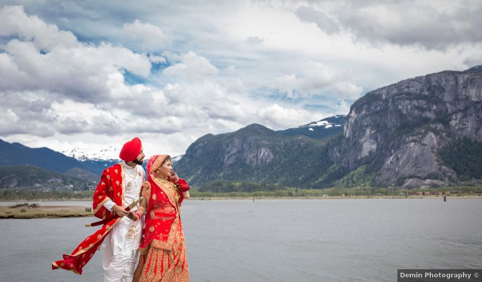 Bikram and Mandy's wedding in Squamish, British Columbia