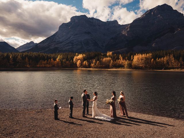 Troy and Jesse&apos;s wedding in Canmore, Alberta 36