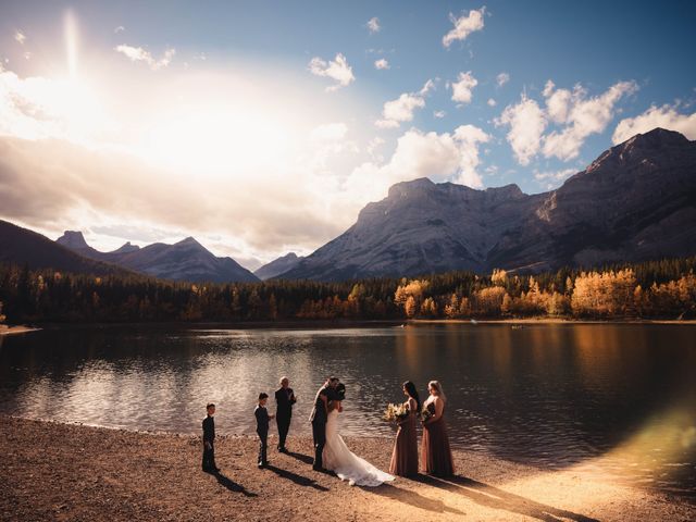 Troy and Jesse&apos;s wedding in Canmore, Alberta 38