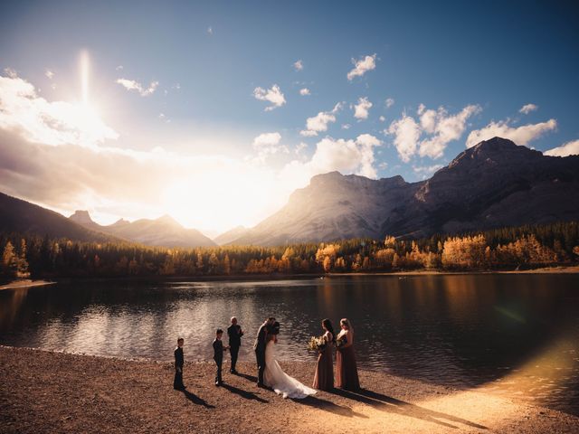 Troy and Jesse&apos;s wedding in Canmore, Alberta 39