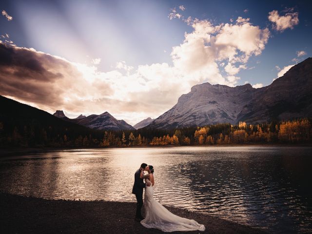 Troy and Jesse&apos;s wedding in Canmore, Alberta 1