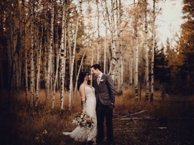 Troy and Jesse&apos;s wedding in Canmore, Alberta 59