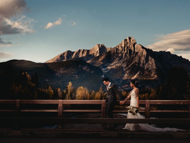 Troy and Jesse&apos;s wedding in Canmore, Alberta 60