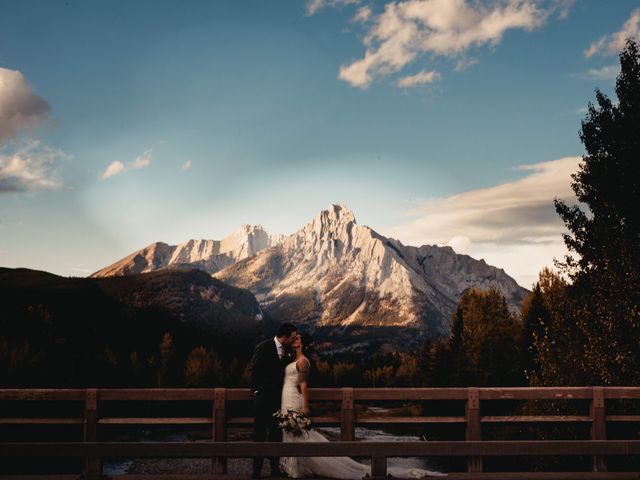 Troy and Jesse&apos;s wedding in Canmore, Alberta 61