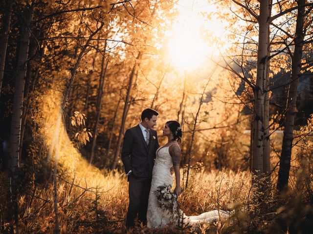 Troy and Jesse&apos;s wedding in Canmore, Alberta 63