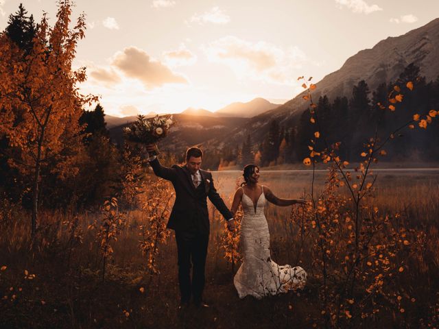 Troy and Jesse&apos;s wedding in Canmore, Alberta 64