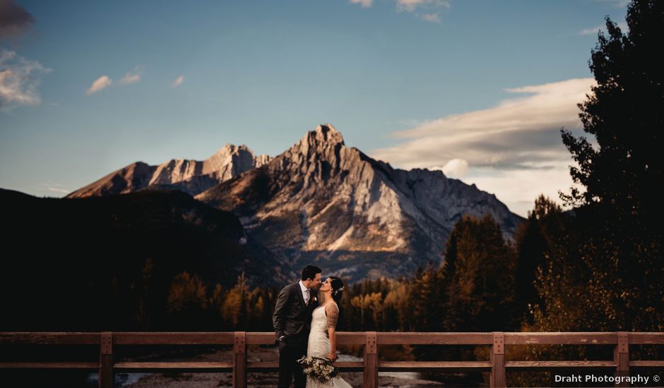 Troy and Jesse's wedding in Canmore, Alberta