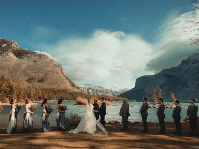 Susan and Dylan&apos;s wedding in Canmore, Alberta 11