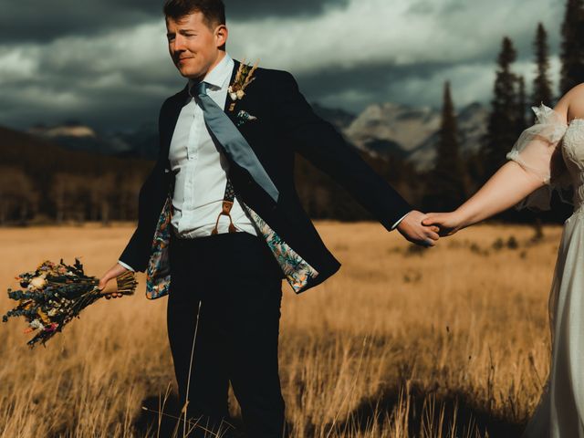 Susan and Dylan&apos;s wedding in Canmore, Alberta 28