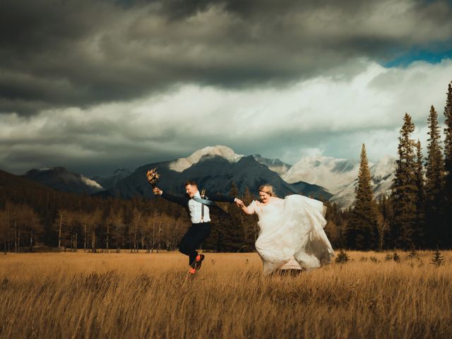 Susan and Dylan&apos;s wedding in Canmore, Alberta 29