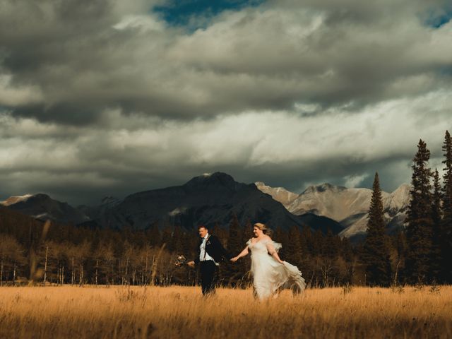 Susan and Dylan&apos;s wedding in Canmore, Alberta 31