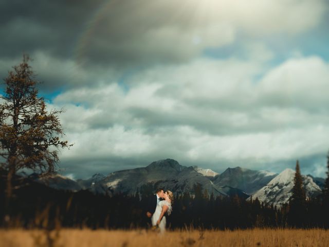 Susan and Dylan&apos;s wedding in Canmore, Alberta 32