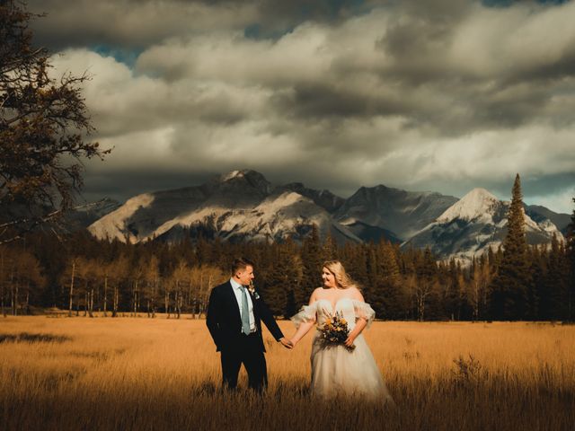 Susan and Dylan&apos;s wedding in Canmore, Alberta 34