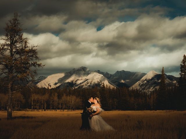 Susan and Dylan&apos;s wedding in Canmore, Alberta 36