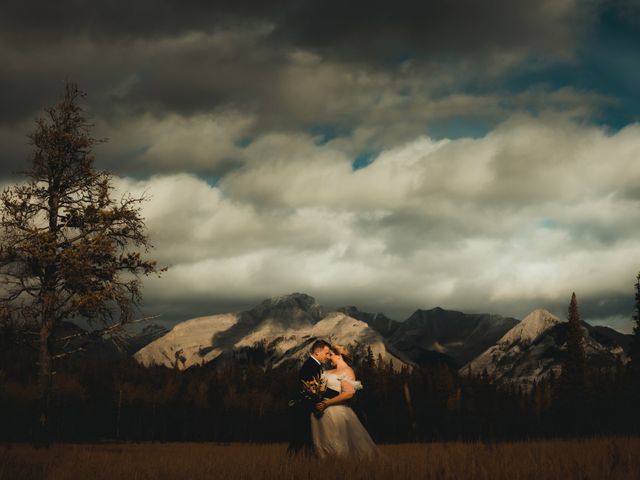 Susan and Dylan&apos;s wedding in Canmore, Alberta 38
