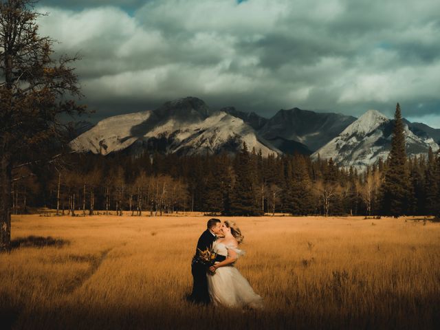 Susan and Dylan&apos;s wedding in Canmore, Alberta 39