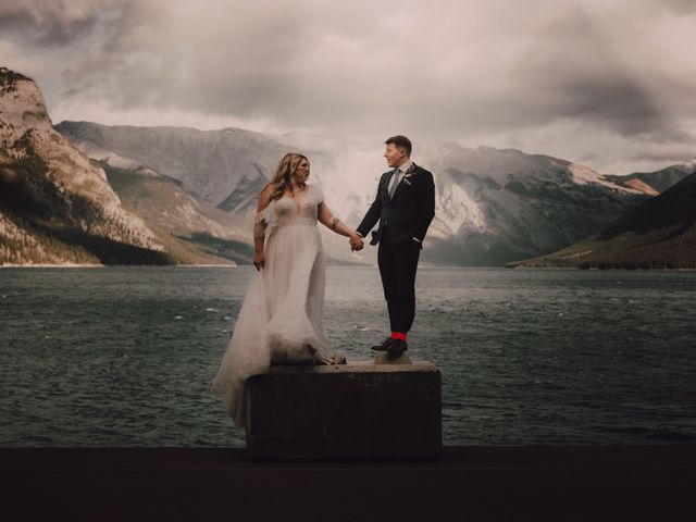 Susan and Dylan&apos;s wedding in Canmore, Alberta 58