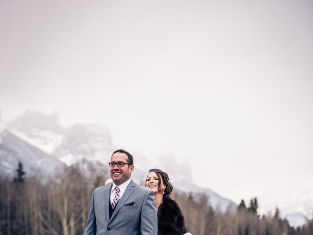 Warren and Elizabeth&apos;s wedding in Canmore, Alberta 24