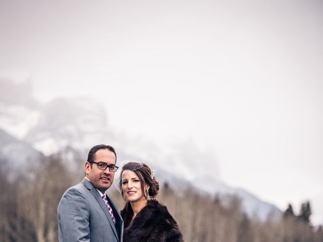 Warren and Elizabeth&apos;s wedding in Canmore, Alberta 26