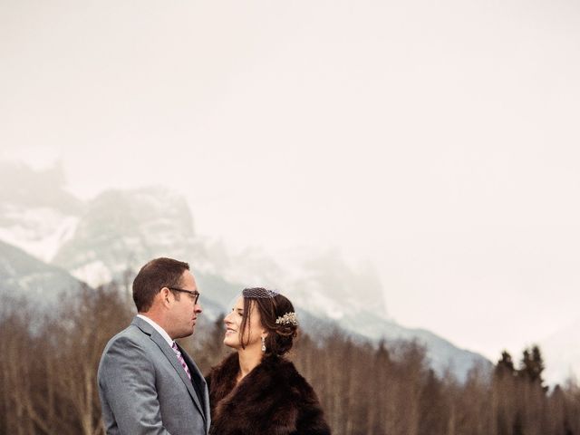 Warren and Elizabeth&apos;s wedding in Canmore, Alberta 27