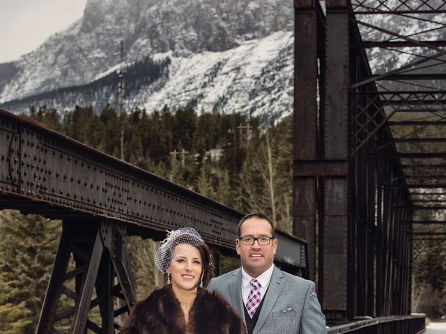 Warren and Elizabeth&apos;s wedding in Canmore, Alberta 33