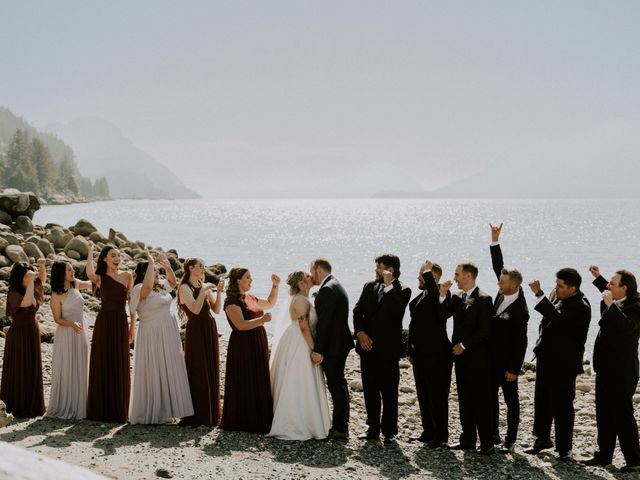 Troy and Jacqueline&apos;s wedding in Furry Creek, British Columbia 58