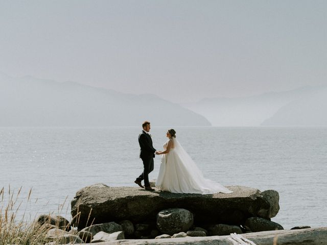 Troy and Jacqueline&apos;s wedding in Furry Creek, British Columbia 71