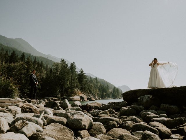 Troy and Jacqueline&apos;s wedding in Furry Creek, British Columbia 76