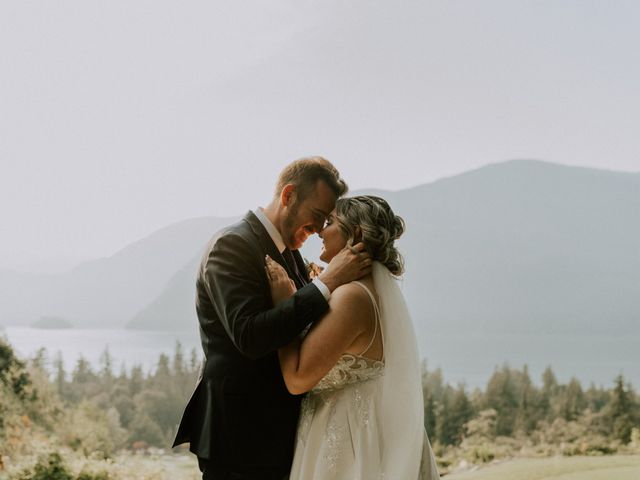 Troy and Jacqueline&apos;s wedding in Furry Creek, British Columbia 107