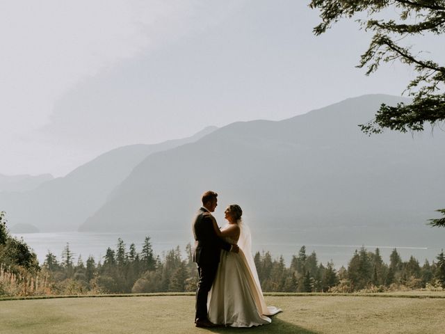 Troy and Jacqueline&apos;s wedding in Furry Creek, British Columbia 2