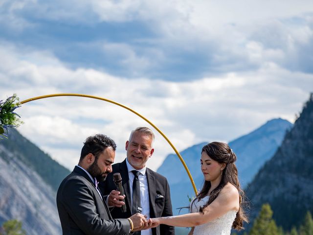 Anjum and Carolina&apos;s wedding in Banff, Alberta 11