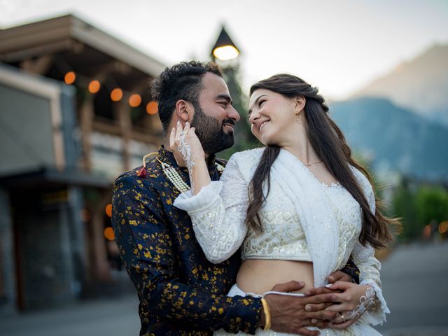 Anjum and Carolina&apos;s wedding in Banff, Alberta 77