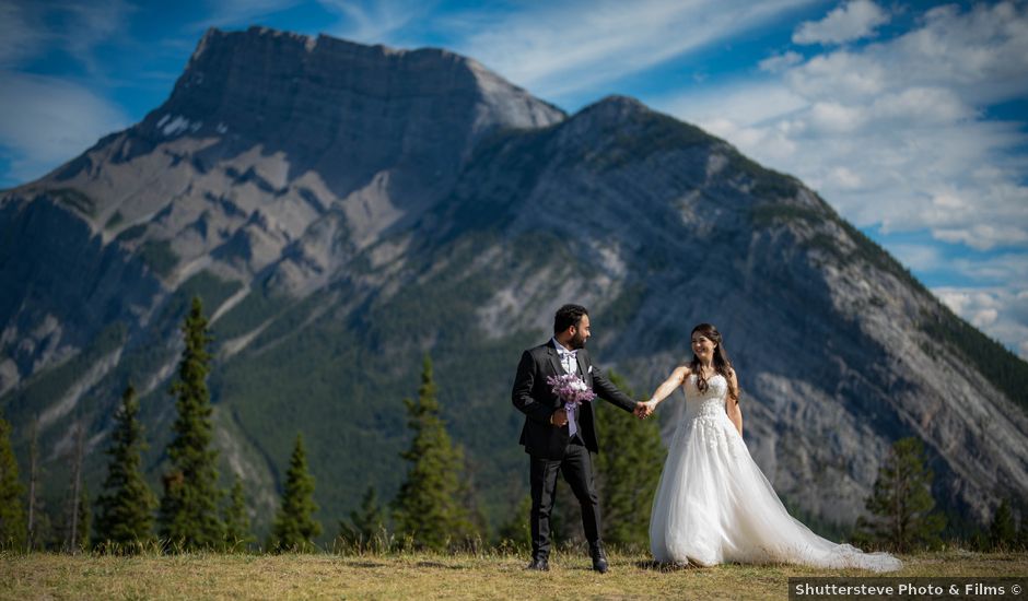 Anjum and Carolina's wedding in Banff, Alberta