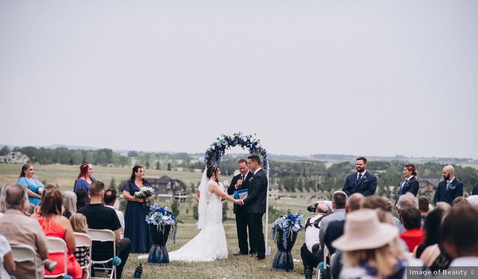 Matt and Breaana's wedding in De Winton, Alberta