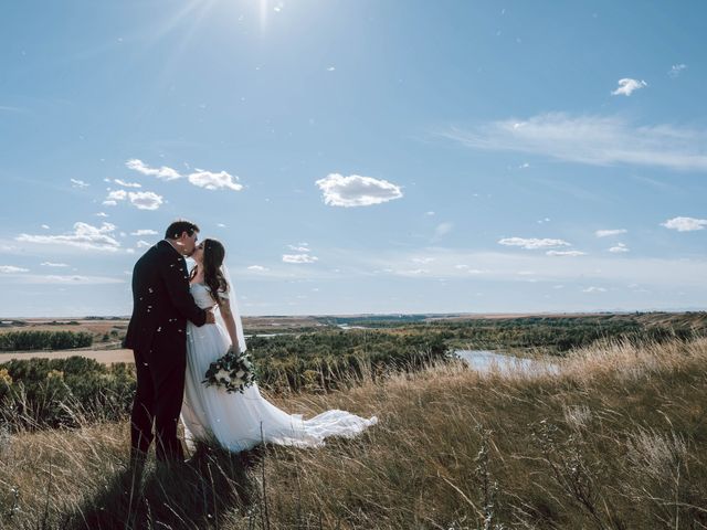 Jordan and Sydney&apos;s wedding in Carseland, Alberta 22