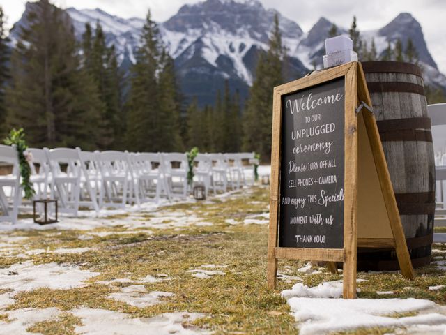 Laurissa and Mike's wedding in Canmore, Alberta 2