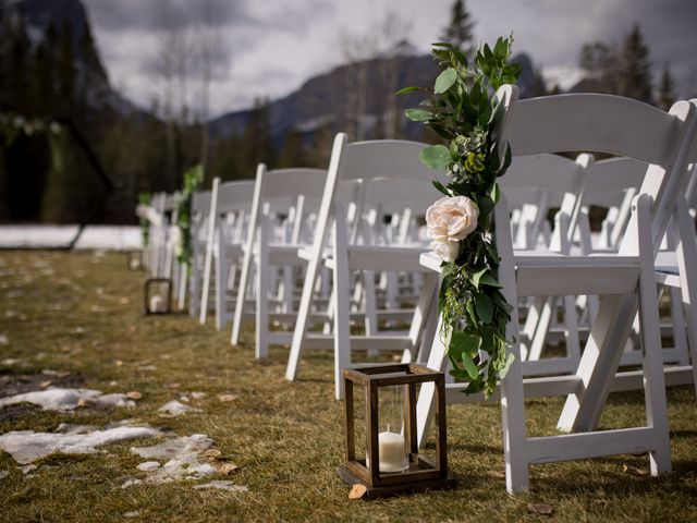 Laurissa and Mike's wedding in Canmore, Alberta 4