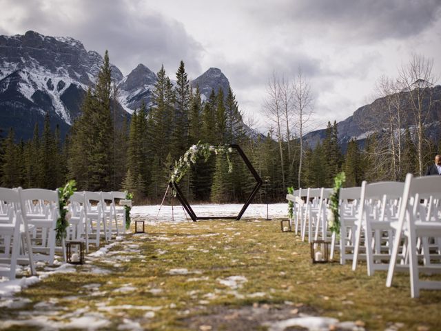 Laurissa and Mike's wedding in Canmore, Alberta 5