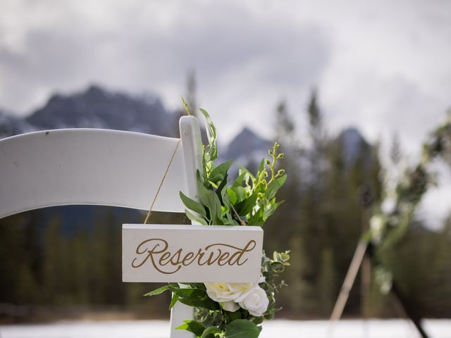 Laurissa and Mike's wedding in Canmore, Alberta 6