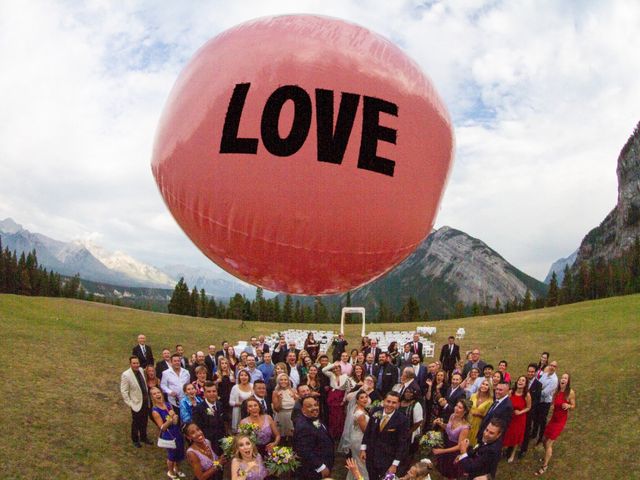 Simon and Lais&apos;s wedding in Banff, Alberta 3