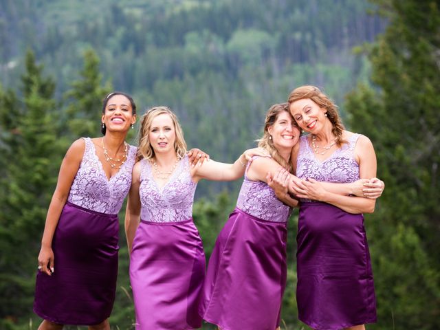 Simon and Lais's wedding in Banff, Alberta 30