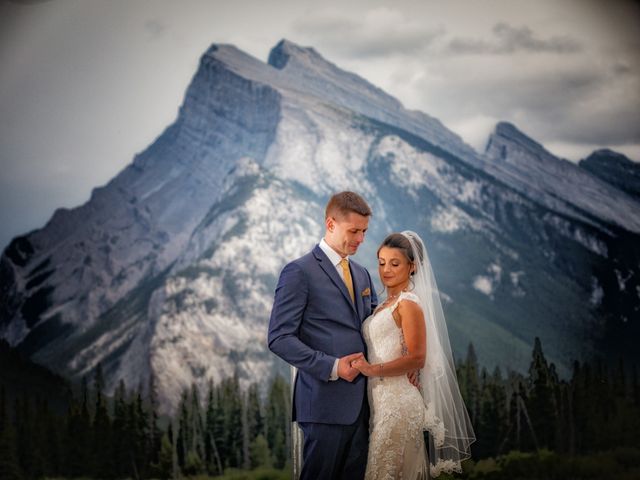 Simon and Lais&apos;s wedding in Banff, Alberta 1