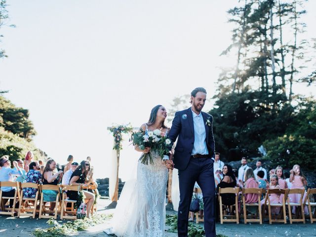 James and Tiffany's wedding in Tofino, British Columbia 1