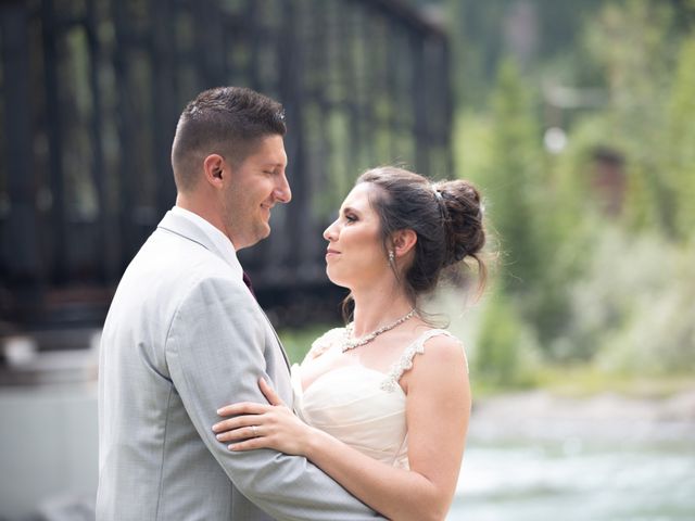 Garrett and Shelby&apos;s wedding in Canmore, Alberta 47